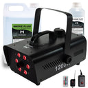 Marconi 1200W 6 LED Machine à brouillard Bundle