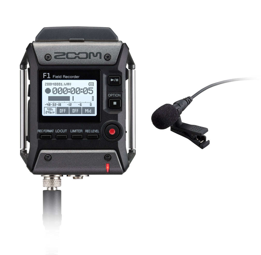 Zoom F1-LP Enregistreur de Terrain + Microphone Lavalier