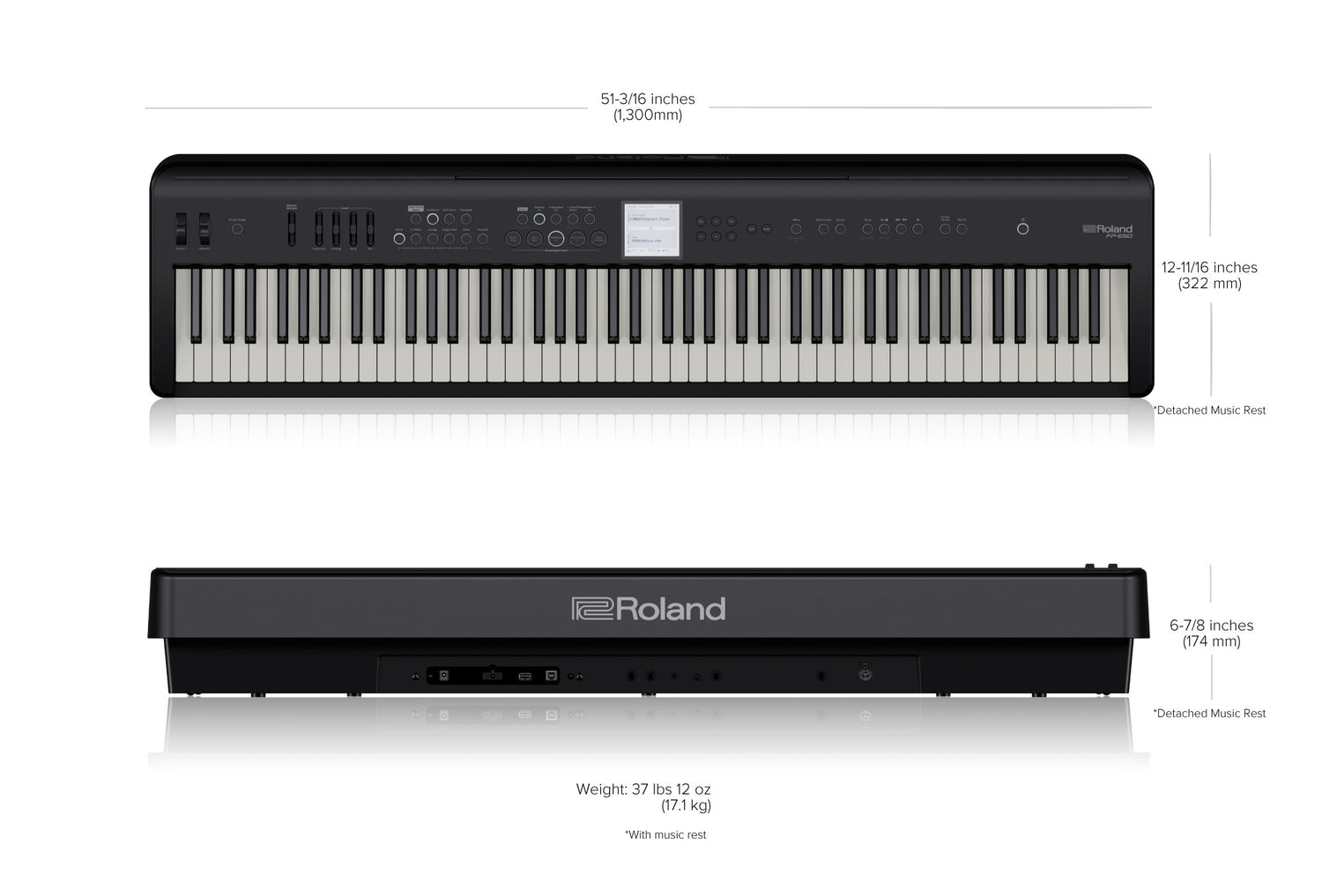 Roland FP-E50 Digital Piano (Black)