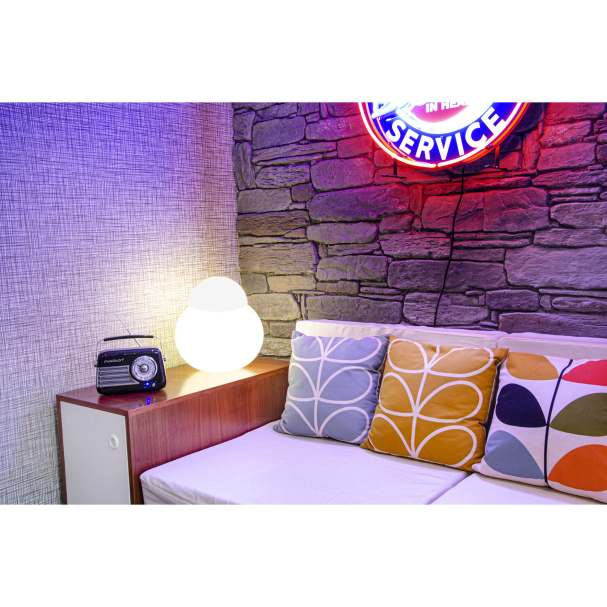 Madison retro radio w. Bluetooth and FM (Black)