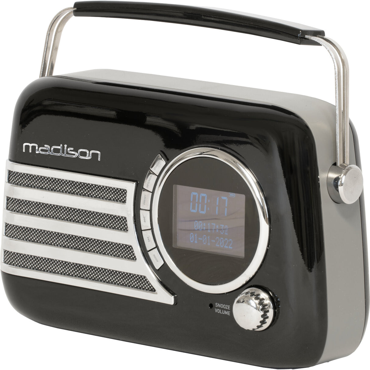 Madison Retro Radio with Bluetooth, FM and DAB (Black)