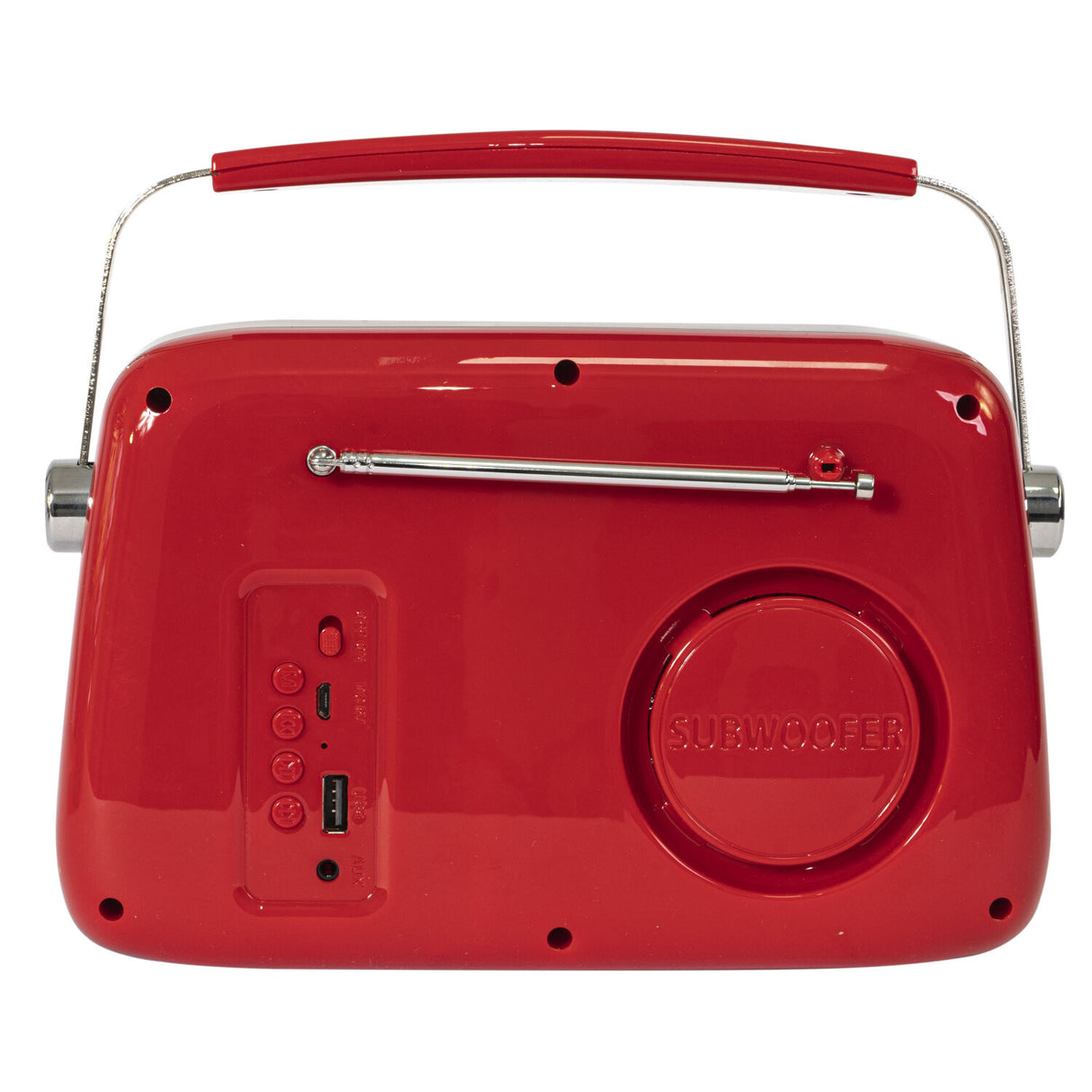 Madison Retro Radio with Bluetooth and FM (Red)