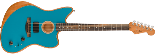 Fender American Acoustasonic Jazzmaster Guitare électrique (Ocean Turquoise)