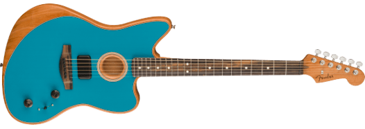 Fender American Acoustasonic Jazzmaster Guitare électrique (Ocean Turquoise)