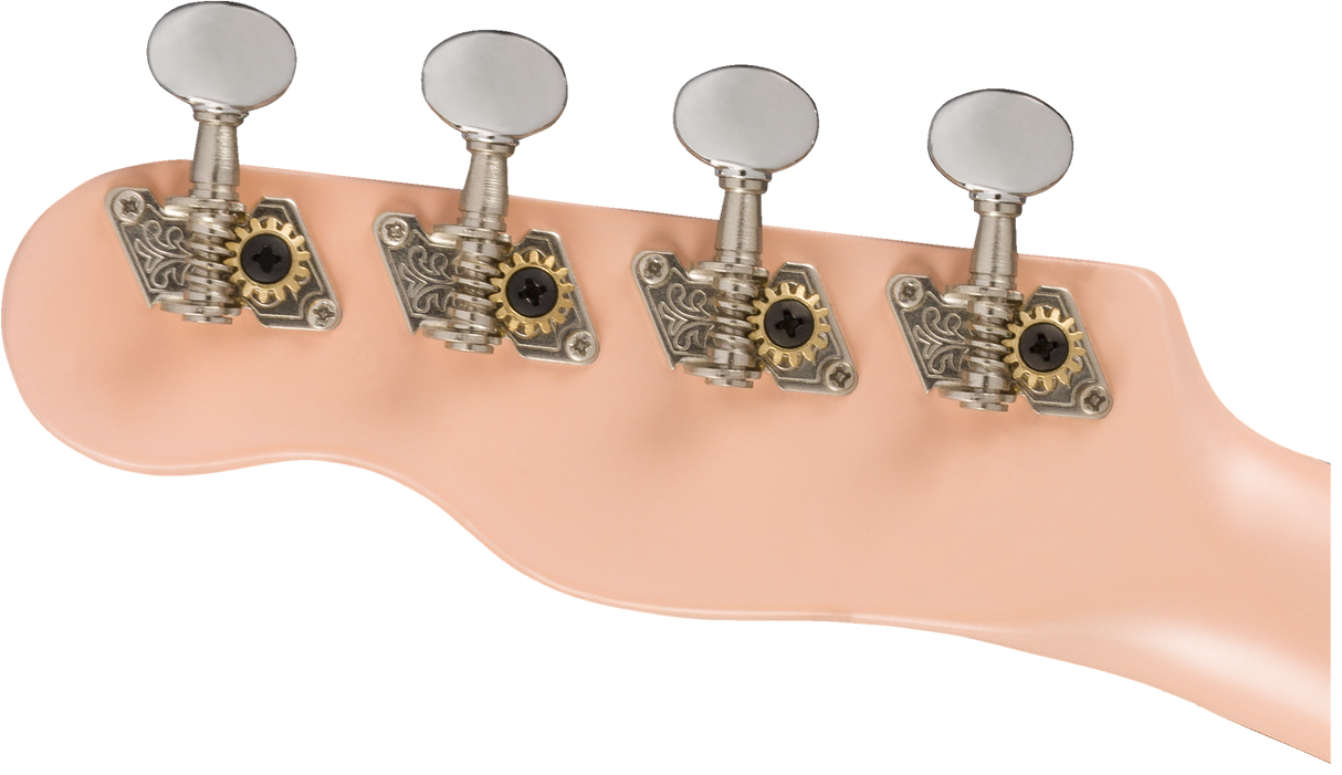 Fender Venice Soprano Ukulélés (Shell Pink)