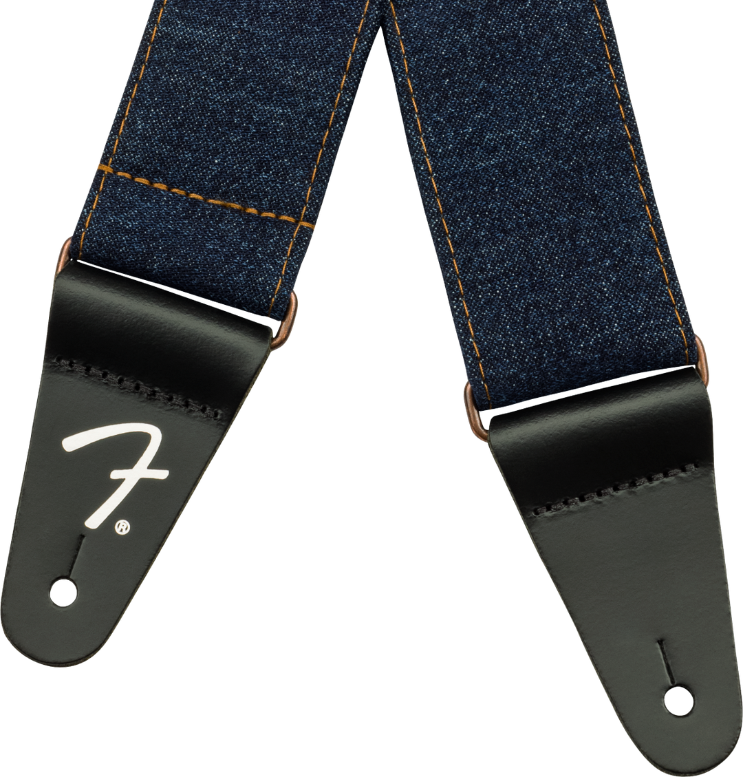 Sangle Guitare Fender x Wrangler Denim (Dark Indigo, 2")