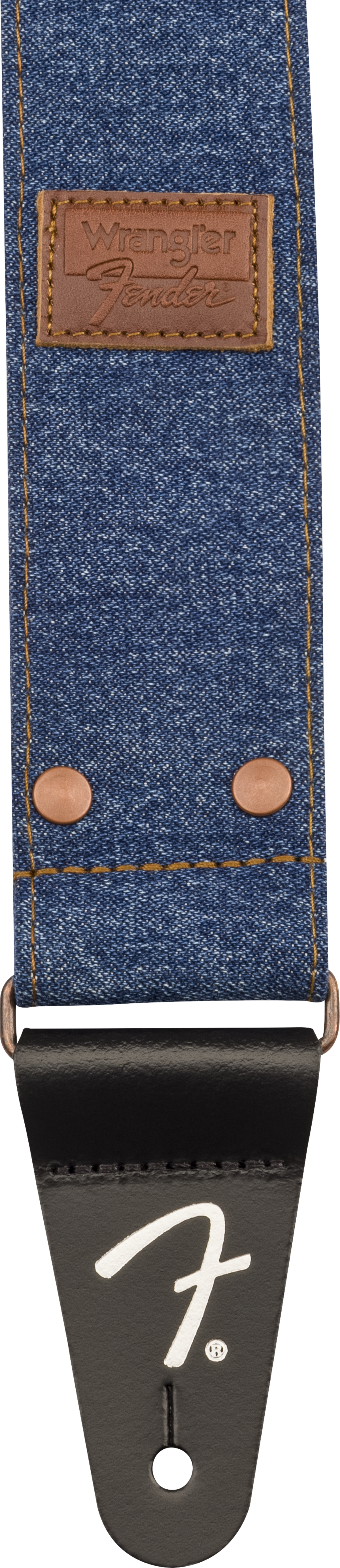 Sangle Guitare Fender x Wrangler Denim (Indigo, 2")