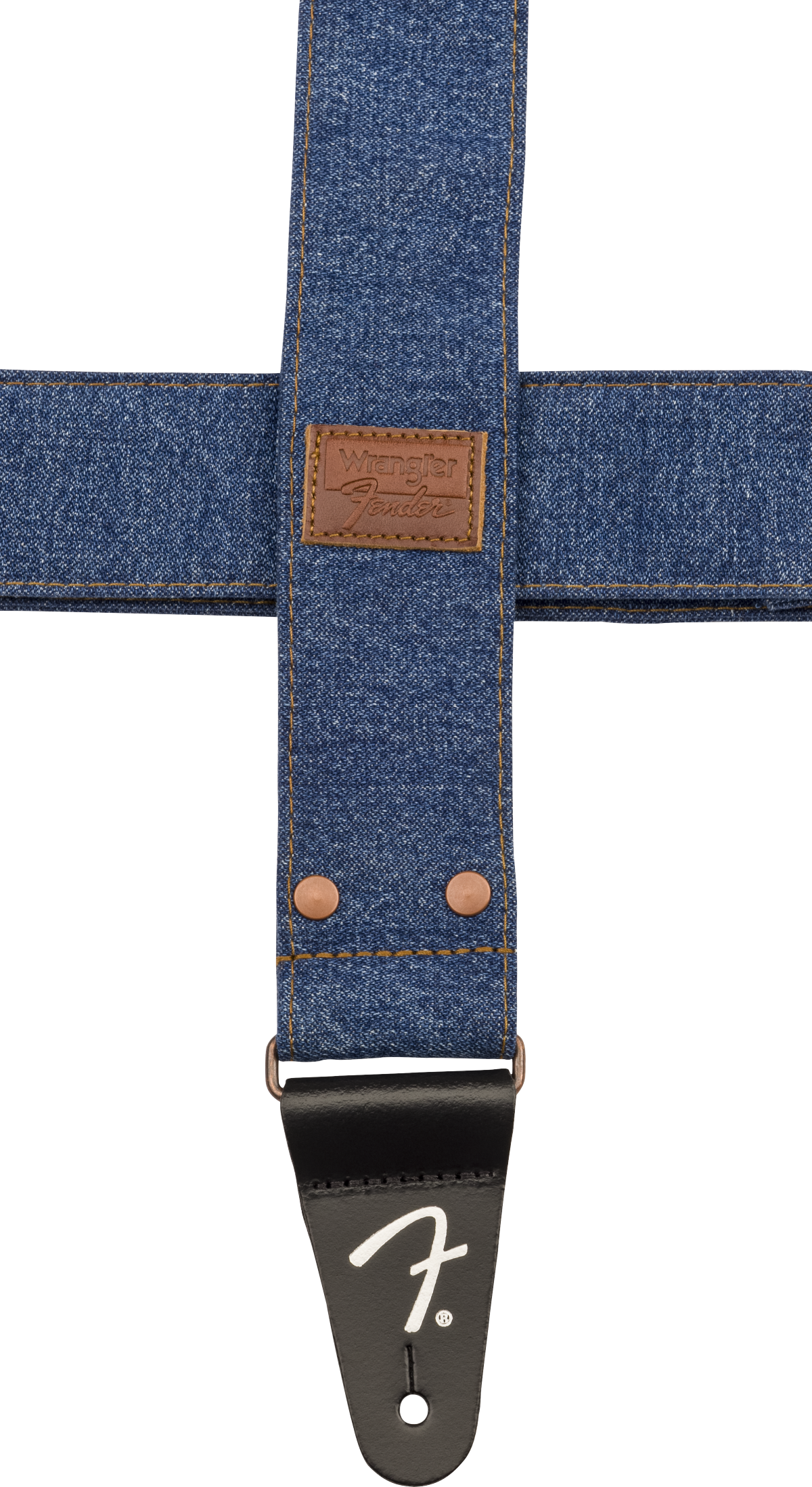 Sangle Guitare Fender x Wrangler Denim (Indigo, 2")