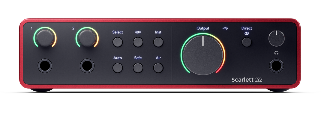 Focusrite Scarlett 2i2 Studio 4th Gen Sound Card Bundle