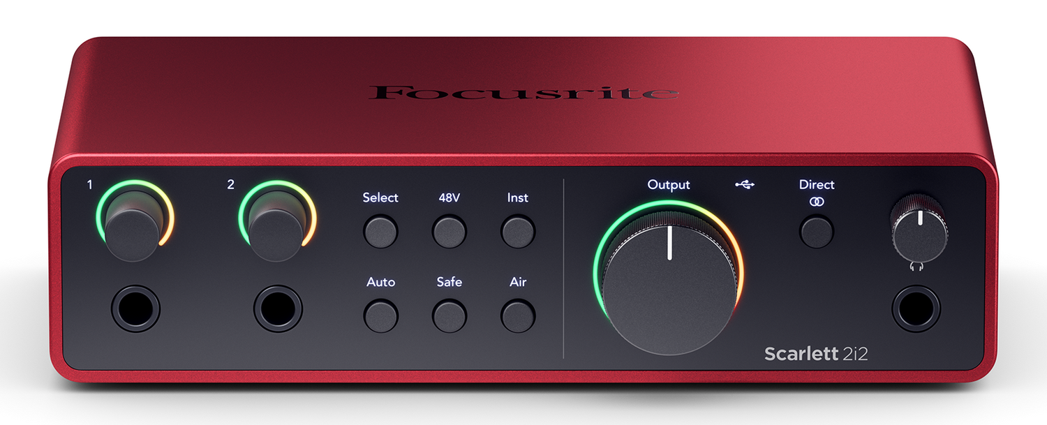 Focusrite Scarlett 2i2 Studio 4th Gen Sound Card Bundle