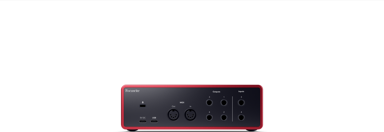 Focusrite Scarlett 4i4 4th Gen Sound Card