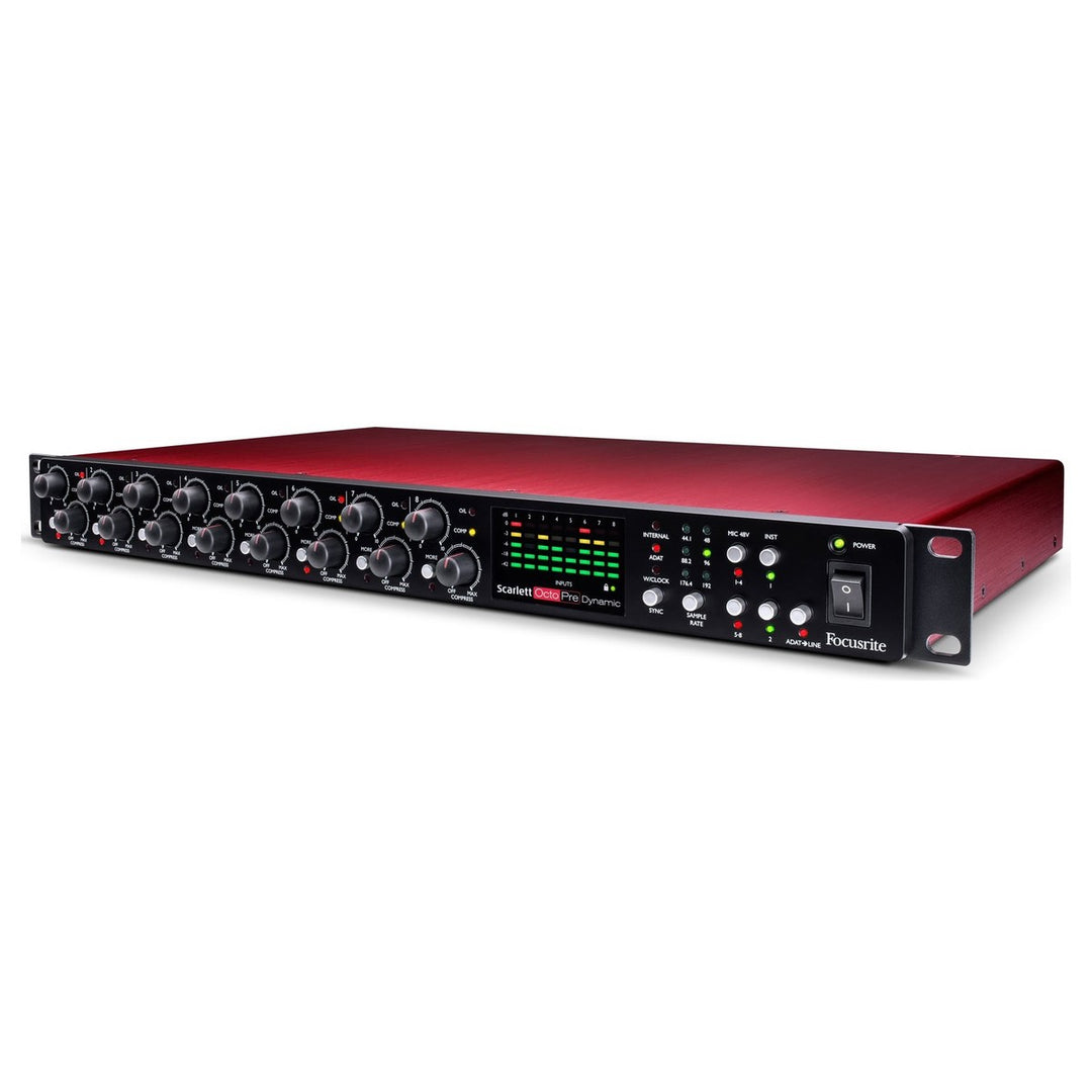 Focusrite Scarlett Octopre Dynamic Microphones Preamp