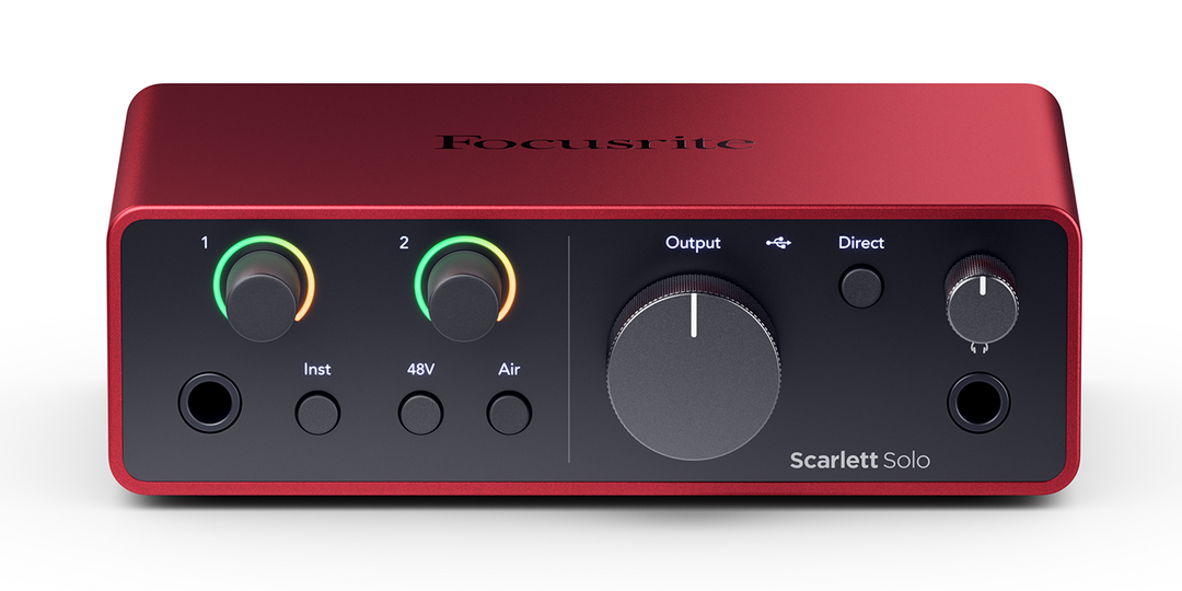 Focusrite Scarlett Solo 4th Gen Interfaces audio