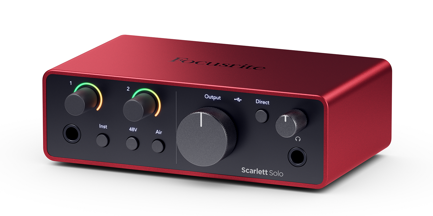 Focusrite Scarlett Solo Studio 4th Gen Soundcard Pack