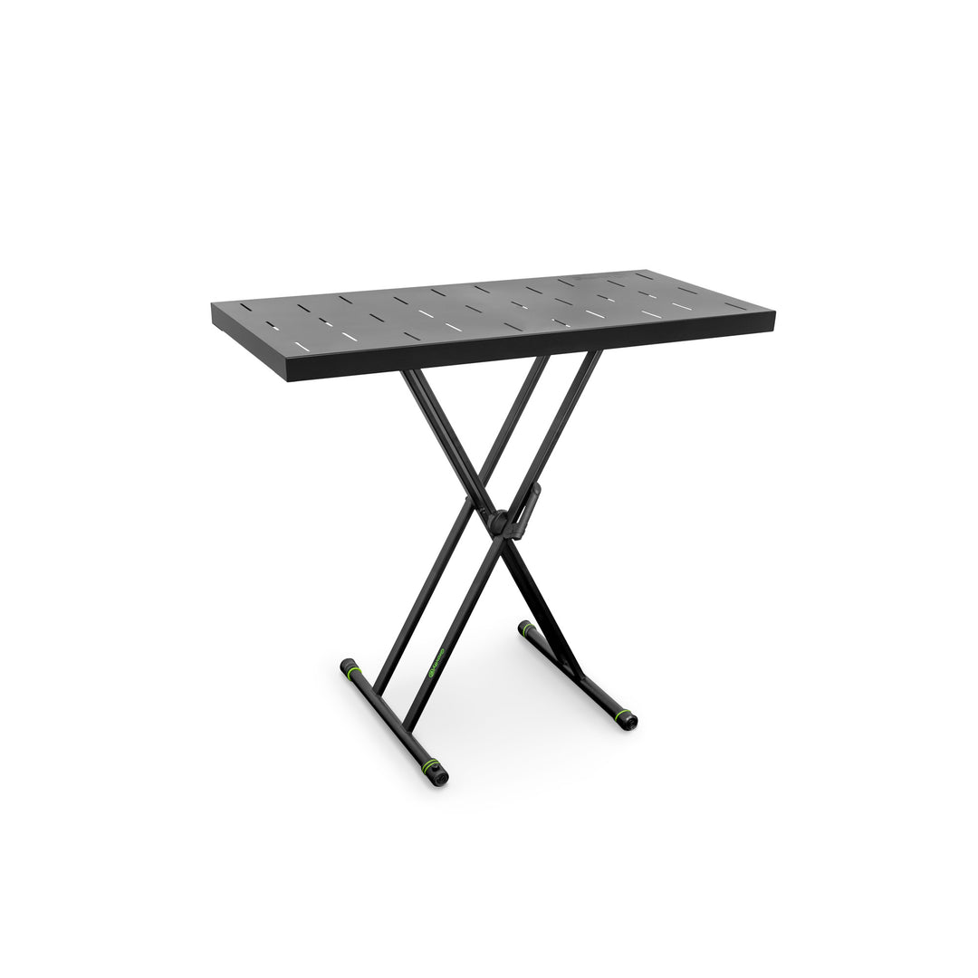 Gravity KSX 2 RD SÆT 1 - Support de clavier en forme de X avec double support et table d’appui, set 1