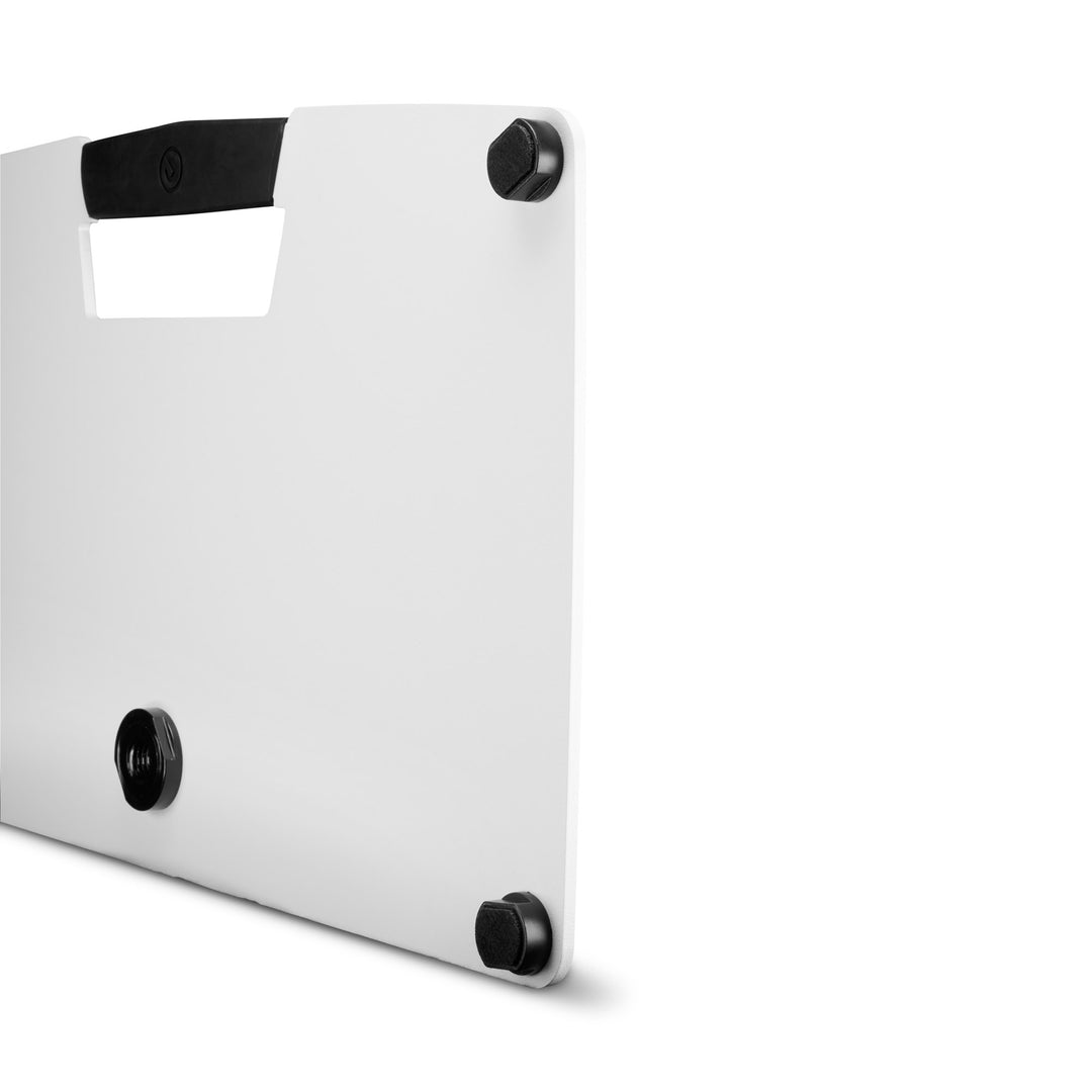 Gravity LTS T 02 W - Support universel pour ordinateur portable avec tiges de maintien réglables et base en acier