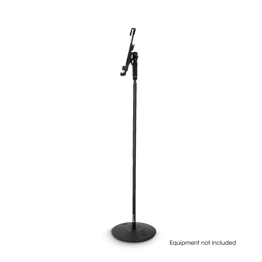 Gravity MA T TH 02 SET 2 - Support de tablette pour voyageurs et stand de microphone à une main avec base ronde