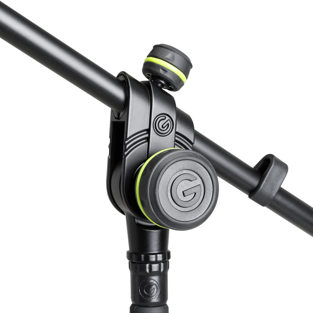 Gravity MS 3122 HDB - Court stand de microphone robuste pour usage intensif avec trépied pliable