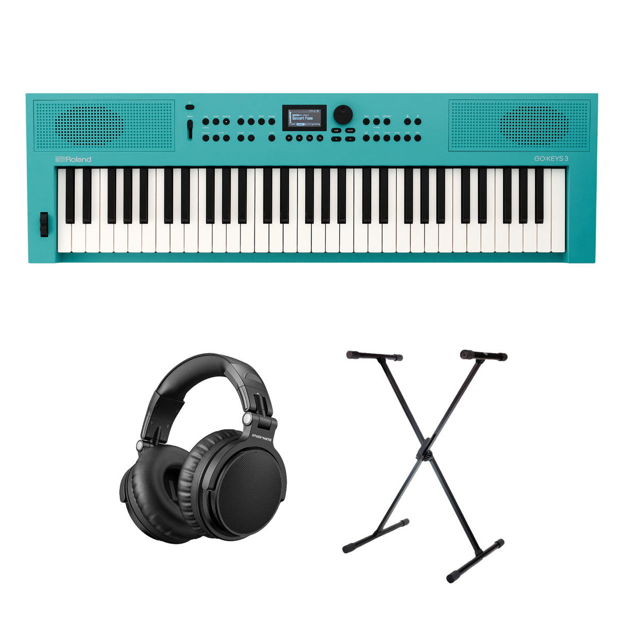Roland GO:KEYS 3 Starter Pack (Turquoise)