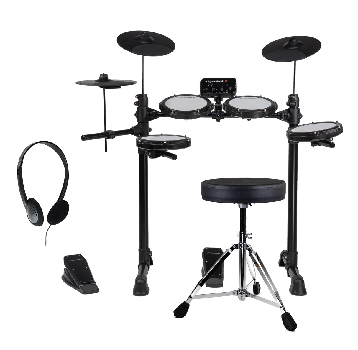 Grooveland ED100 Kit de batterie électronique Pack complet
