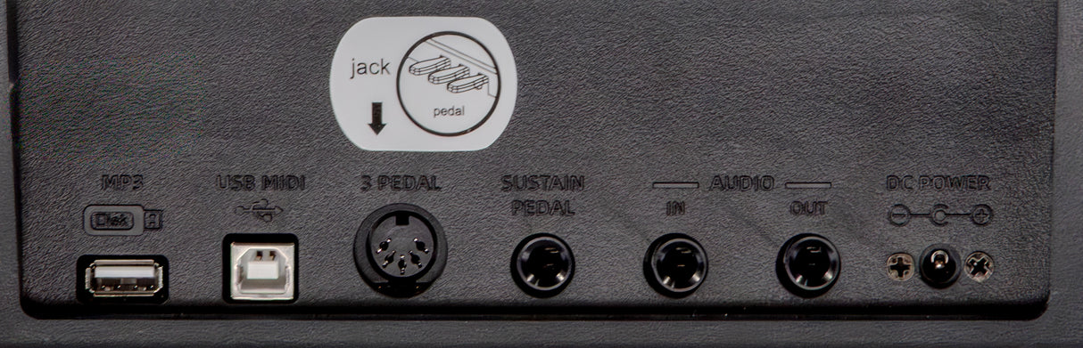 Grooveland P450 Piano Pack (Sort)
