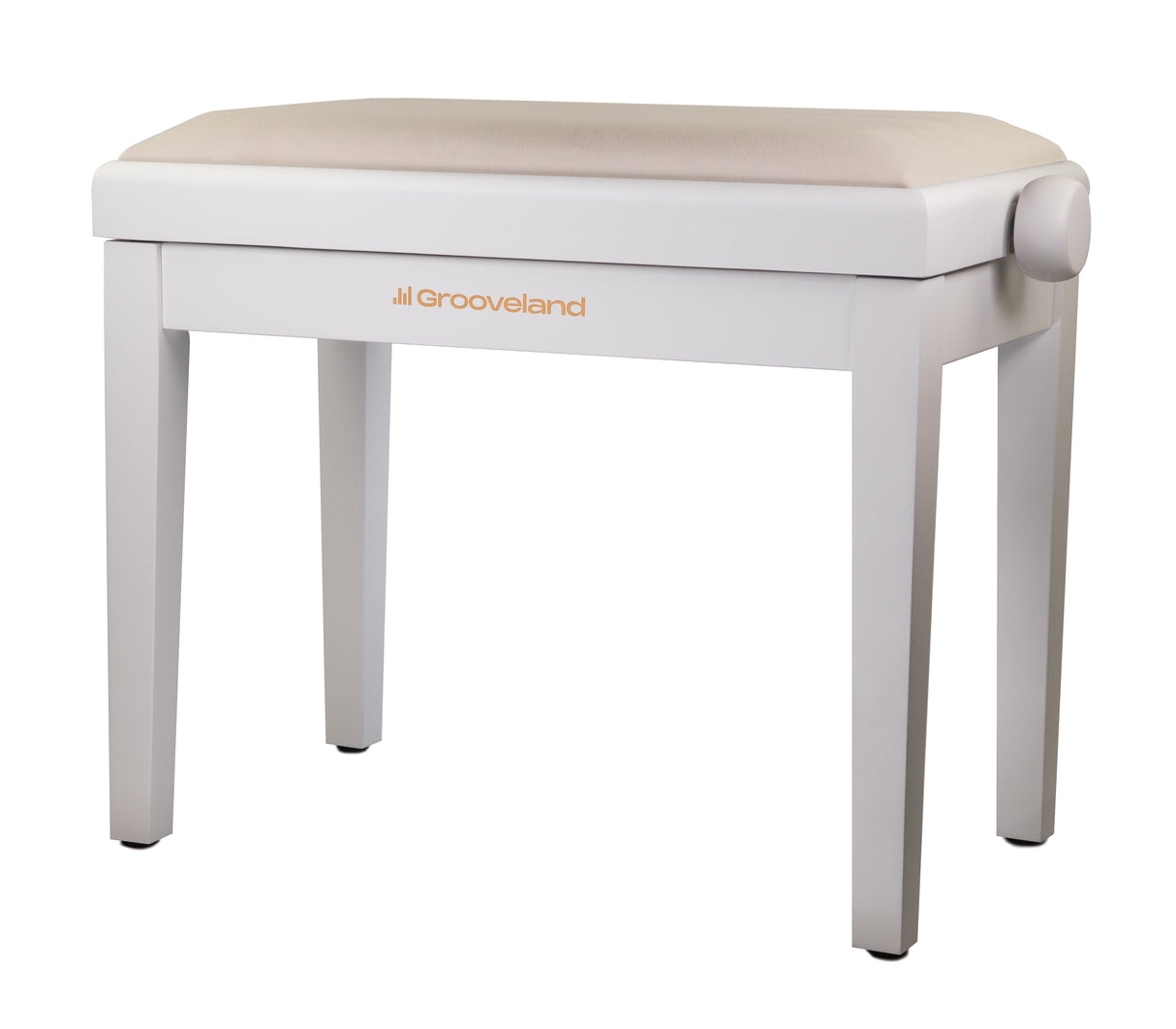 Grooveland KB200 Banc de piano (Blanc Mat)