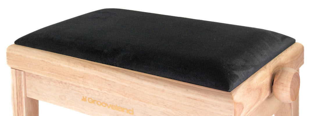 Grooveland KB250 Banc de piano (Bois/Noir)