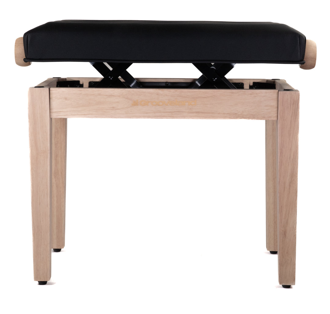 Grooveland KB300 Banc de Piano (Naturel/noir)