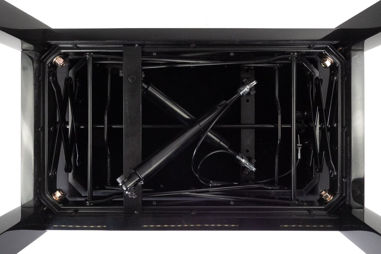 Grooveland KB400 Banc de piano hydraulique (Noir Brillant)