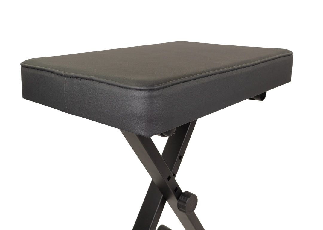 Grooveland KB50MS Banc de Clavier (Mat Noir)