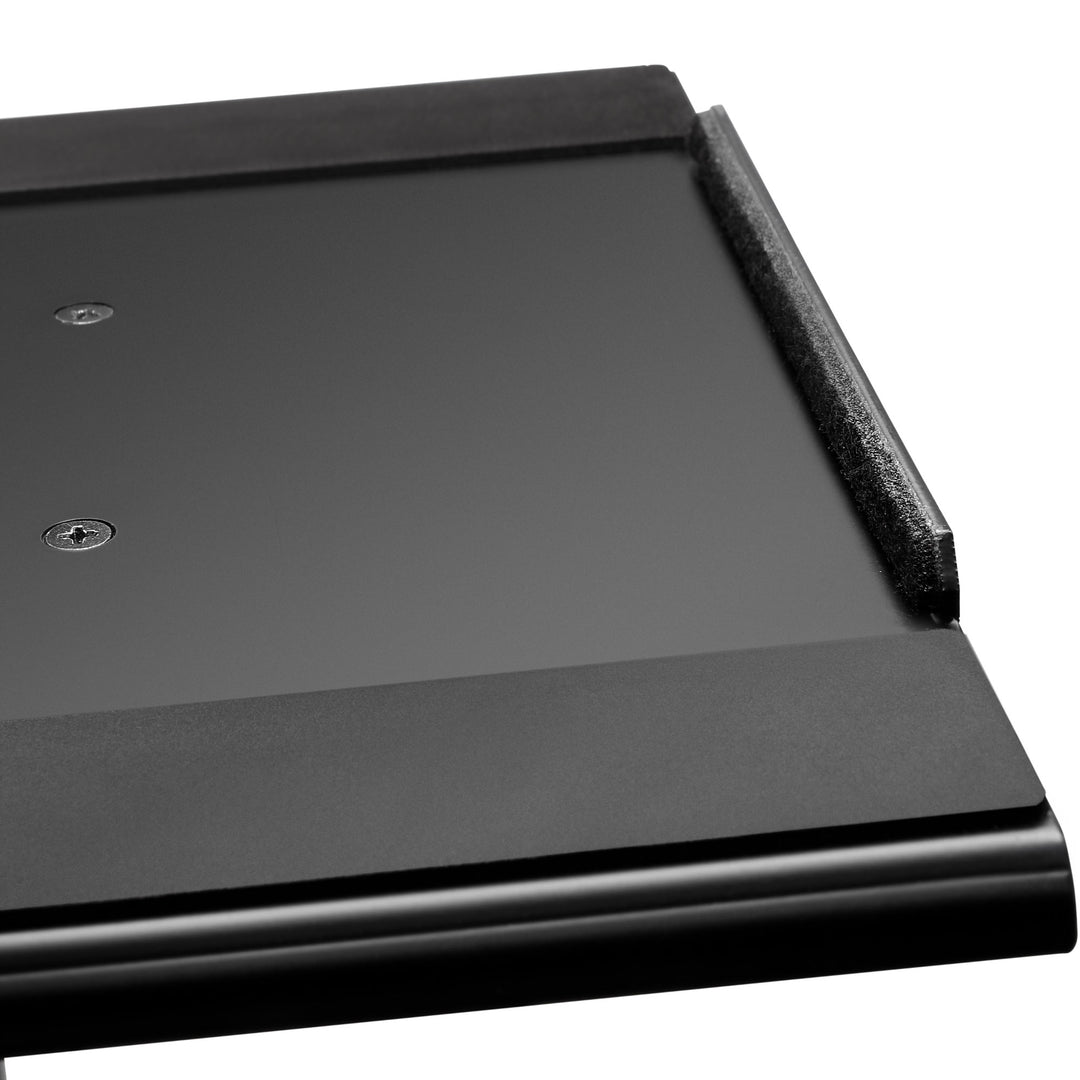 Gravity SP 3202 CS B - Support d’enceinte pour moniteur de studio avec base carrée en acier