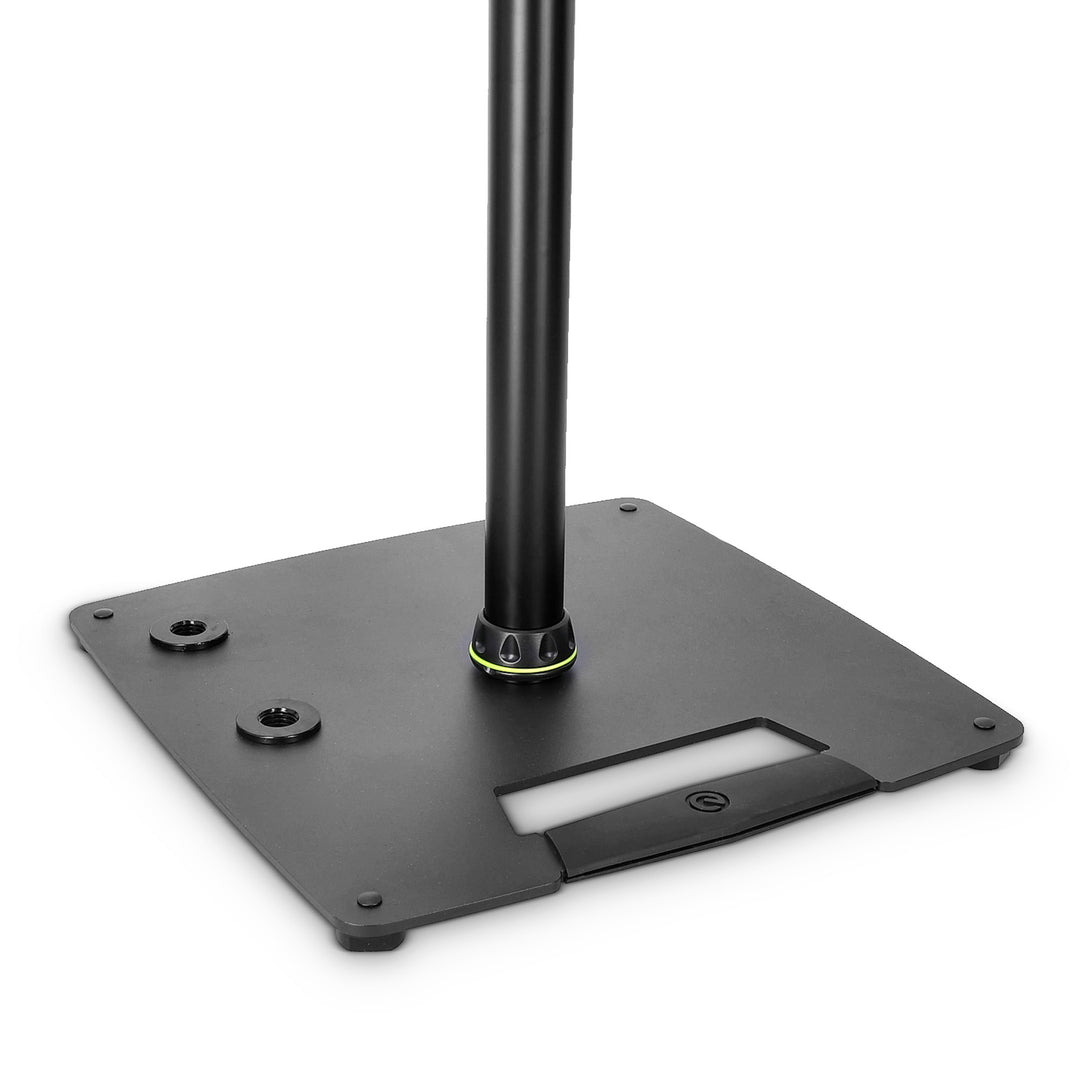 Gravity SP 3202 CS B - Support d’enceinte pour moniteur de studio avec base carrée en acier