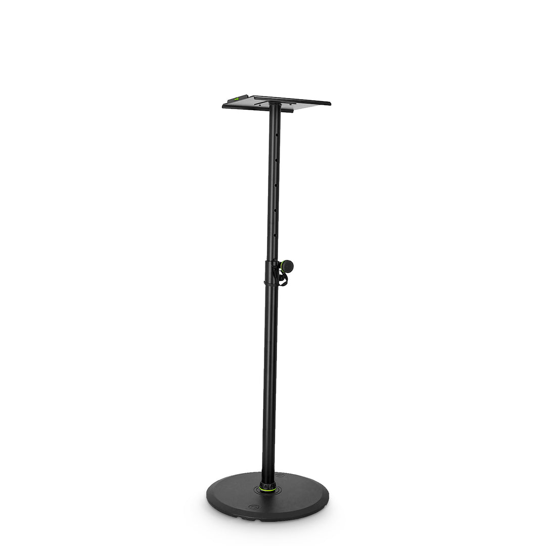 Gravity SP 3202 LR B - Pied pour enceinte de monitoring de studio avec grande base ronde