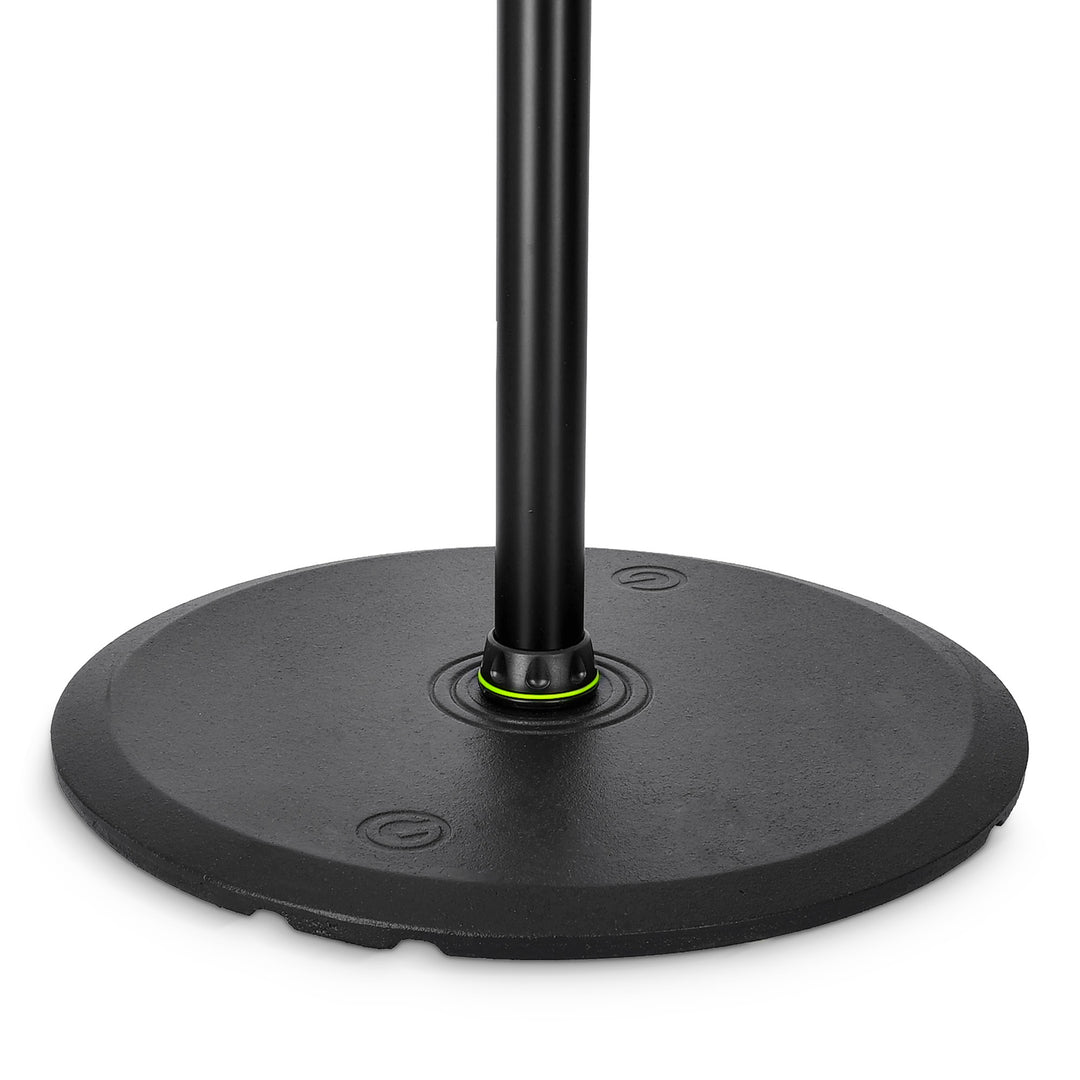 Gravity SP 3202 LR B - Pied pour enceinte de monitoring de studio avec grande base ronde