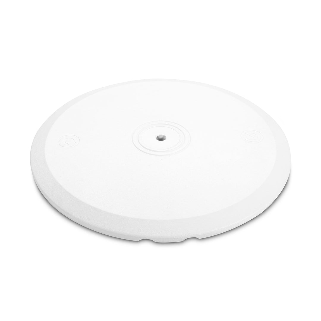 Gravity SSP WB SET 1 W - Support d’enceinte avec base et plaque de lest en fonte, blanc