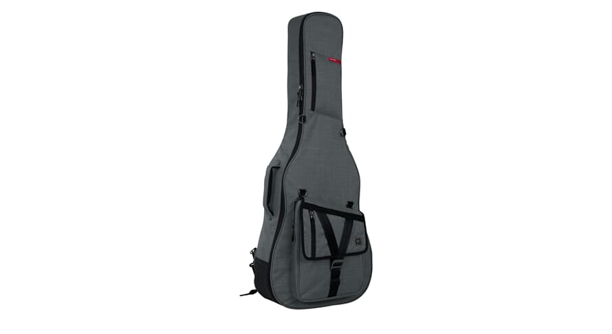 Gator GT-ACOUSTIC-GRY gig bag pour guitare western, gris