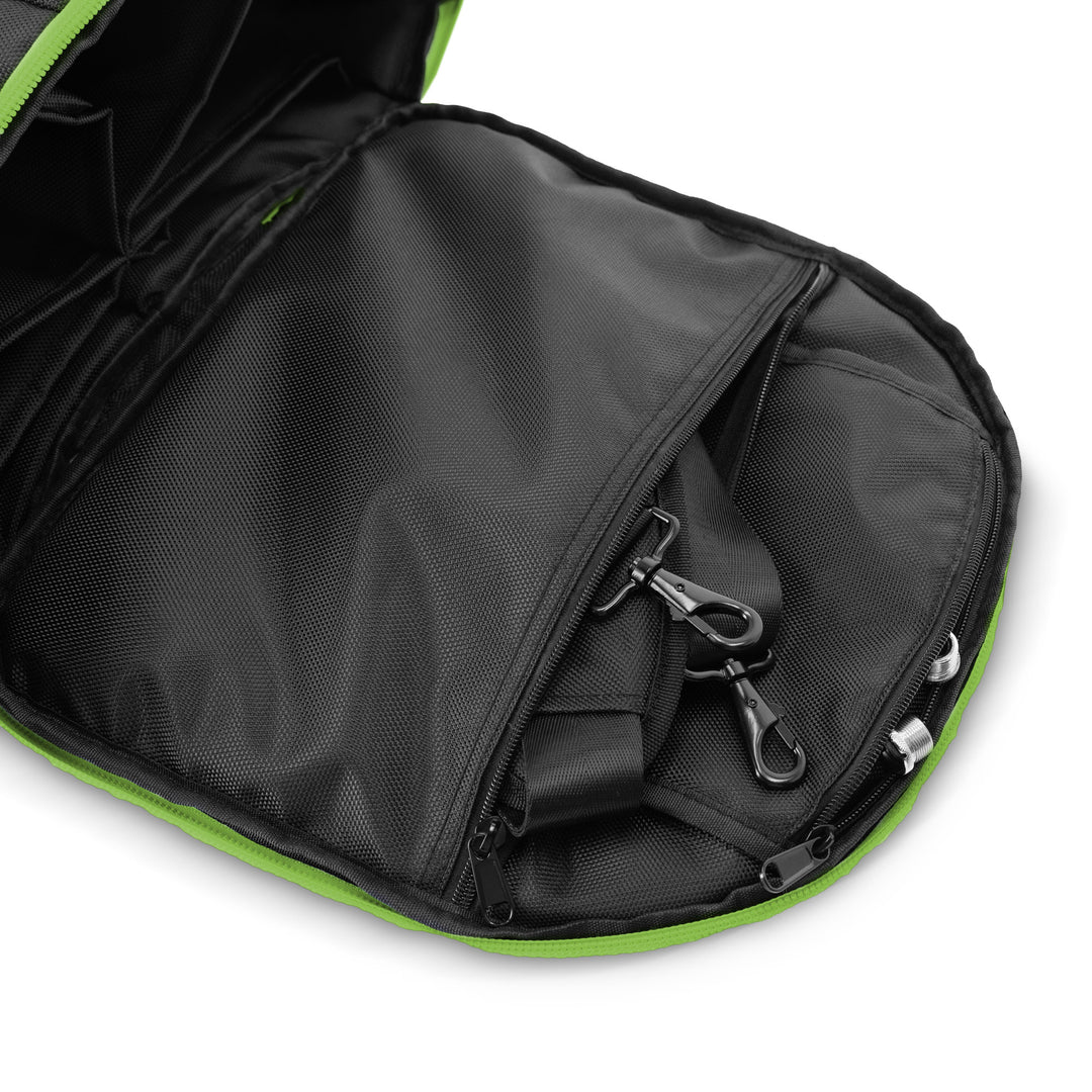 Gravity TBG MS 6 B - Sac de transport Touring pour jusqu'à six stands de microphone, avec roulettes