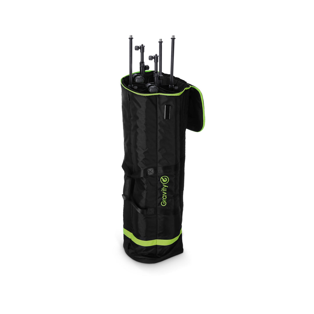 Gravity TBG MS 6 B - Sac de transport Touring pour jusqu'à six stands de microphone, avec roulettes