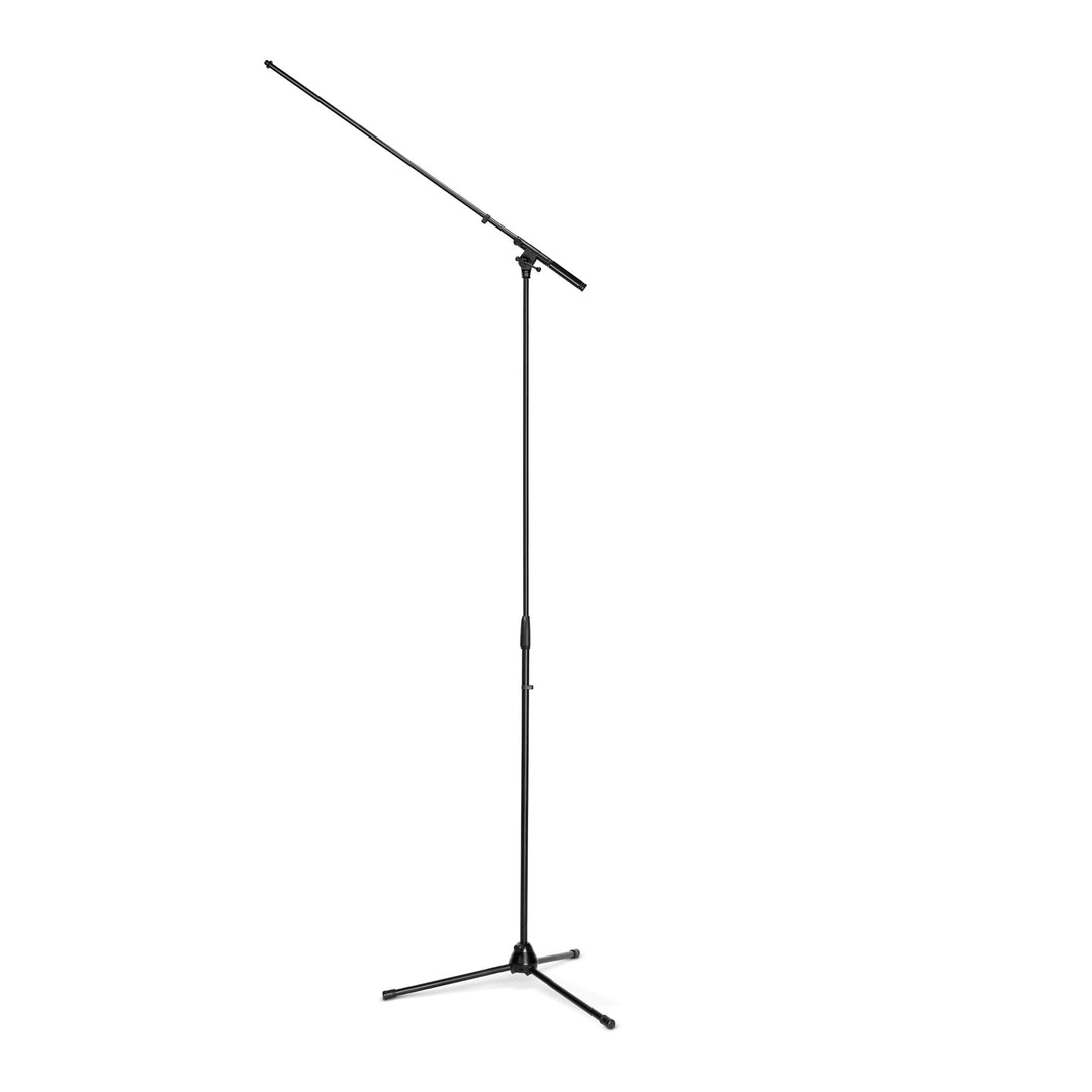 Gravity TMS 4321 OH B - stand de microphone overhead pour tournées, avec trépied pliable extra-large et perche extra-longue