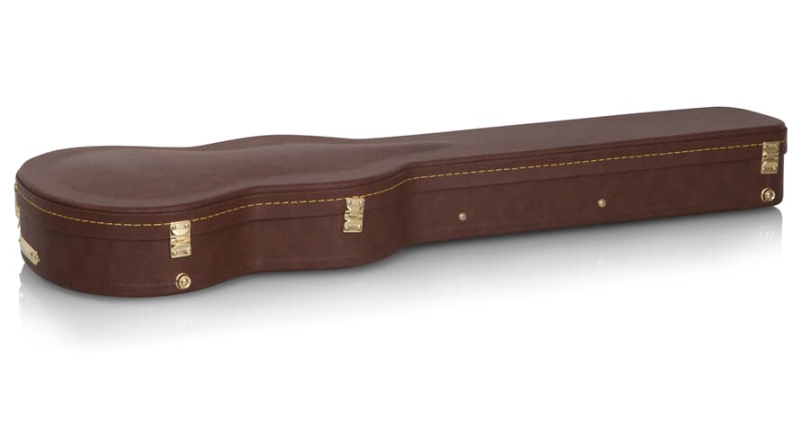 Gator GW-SG-BROWN étui en bois pour SG, brun