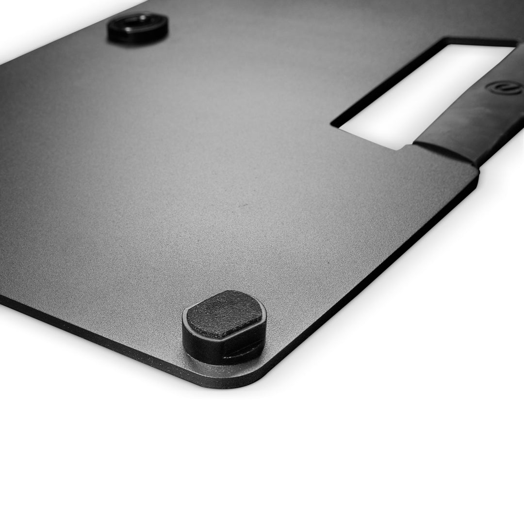 Gravity WBH 431 B - Plaque de base rectangulaire en acier avec filetage M20