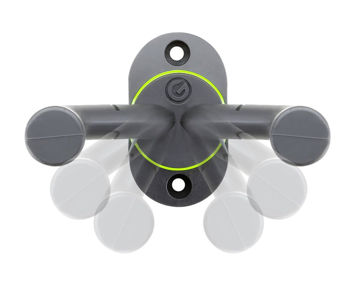 Gravity wall mounted guitar holder