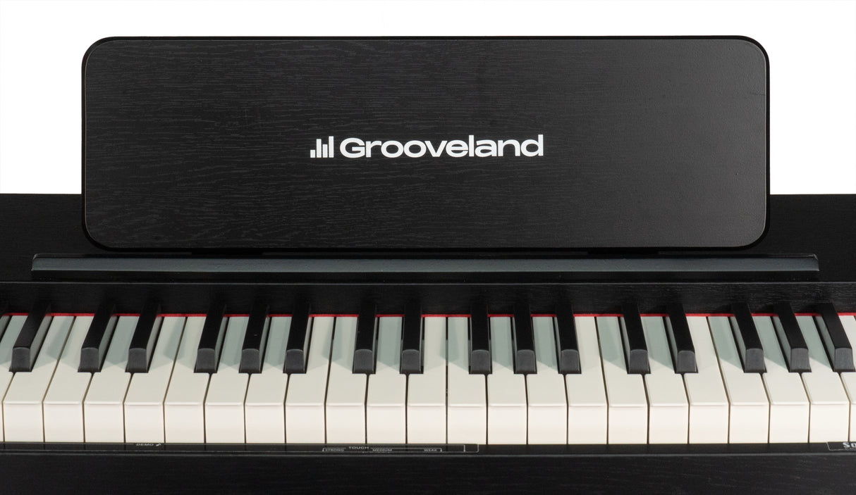 Grooveland DDP-140 Electric Piano (Black) Bundle