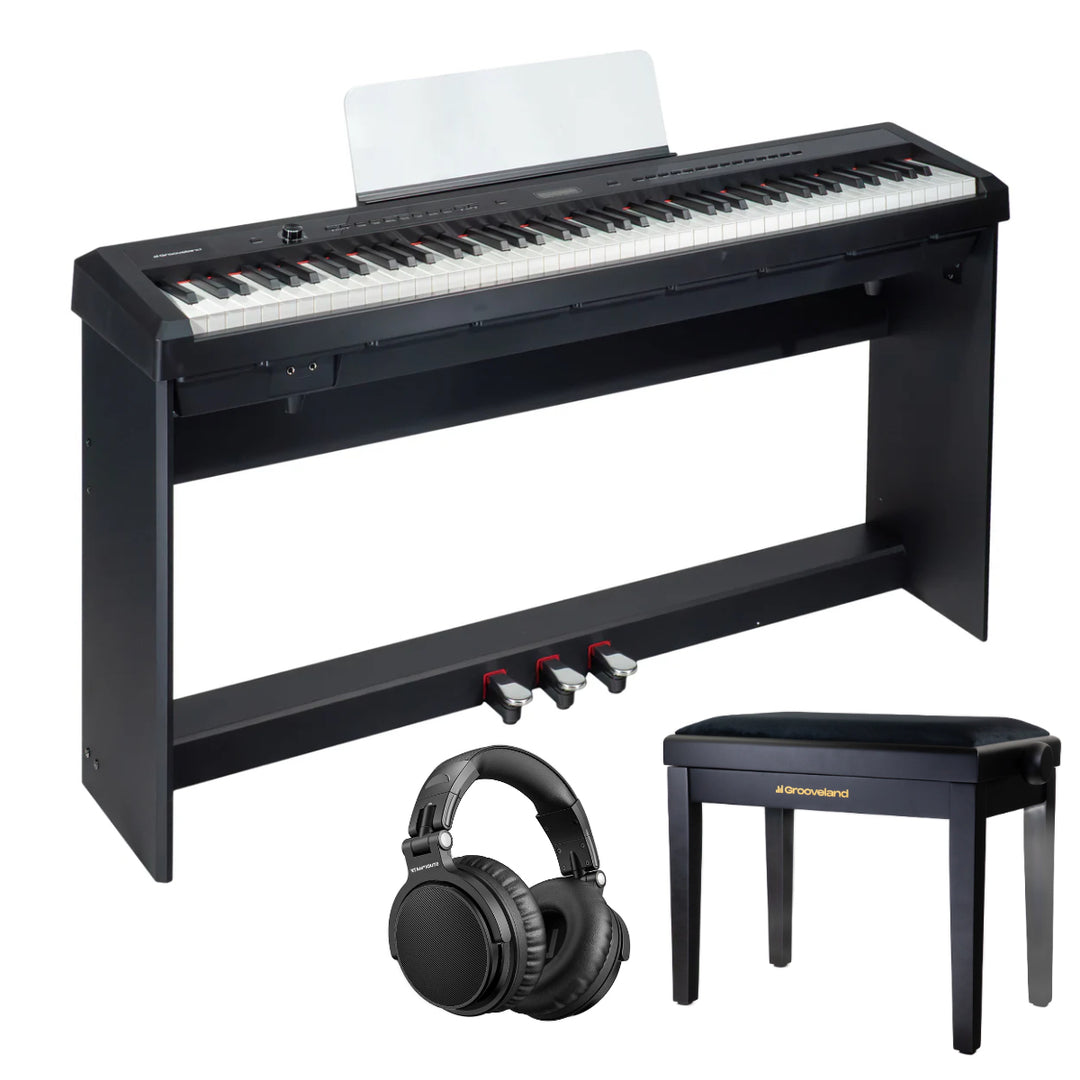 Grooveland P22 complet Piano Pack, Noir