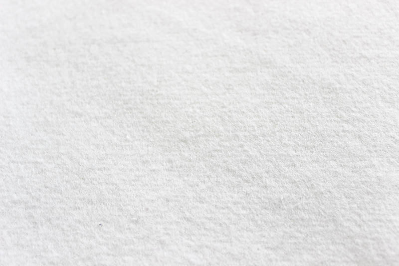 Molton Bagtæppe m. Øjer (Blanc)