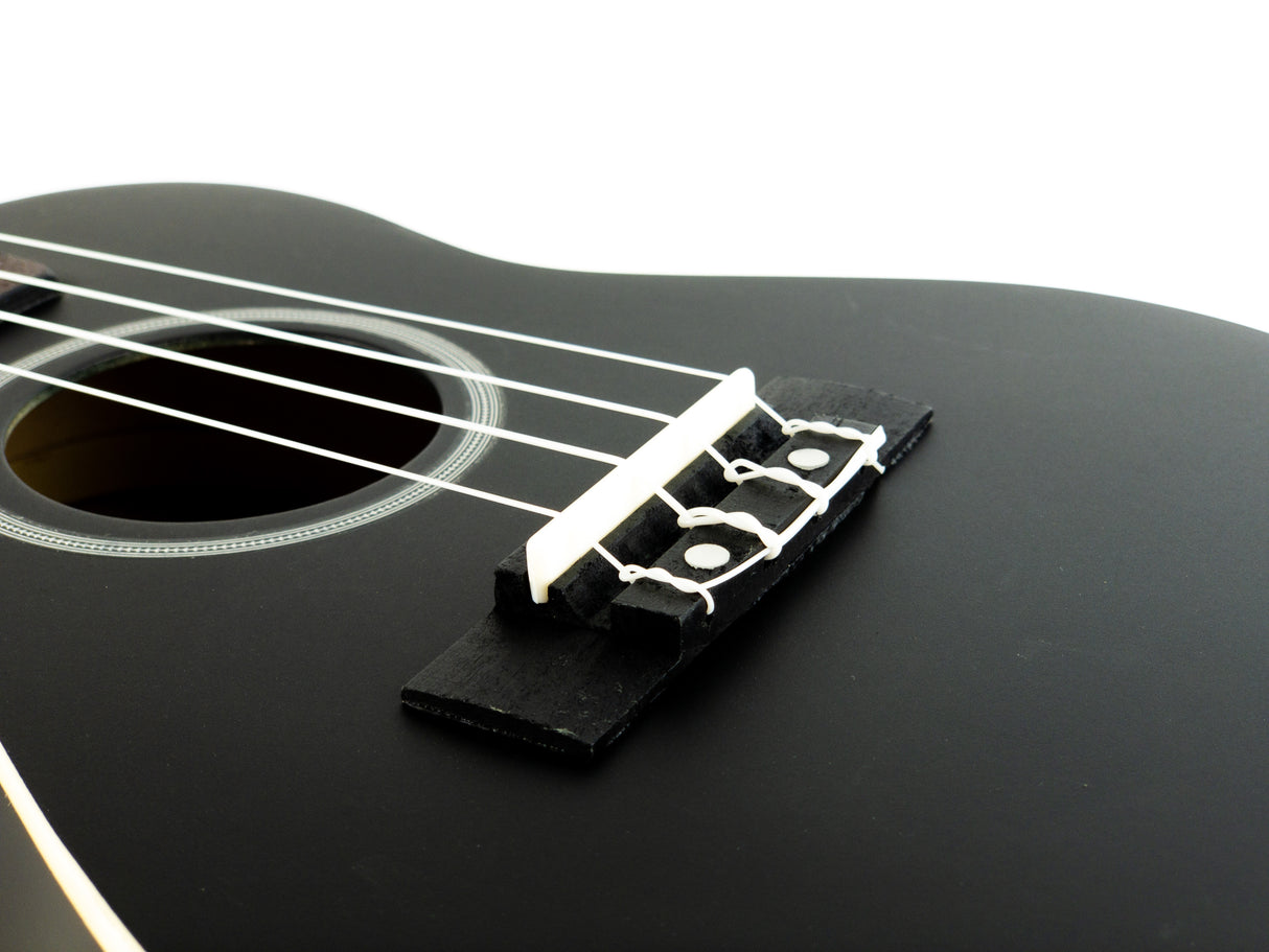 Reno RU300 Grand Concert Ukulele (Black)