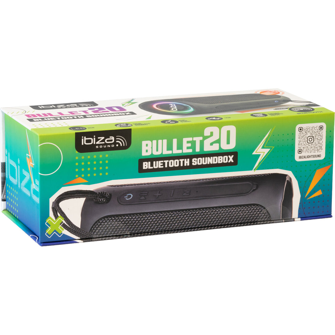 Ibiza BULLET20 Bluetooth Haut-parleur