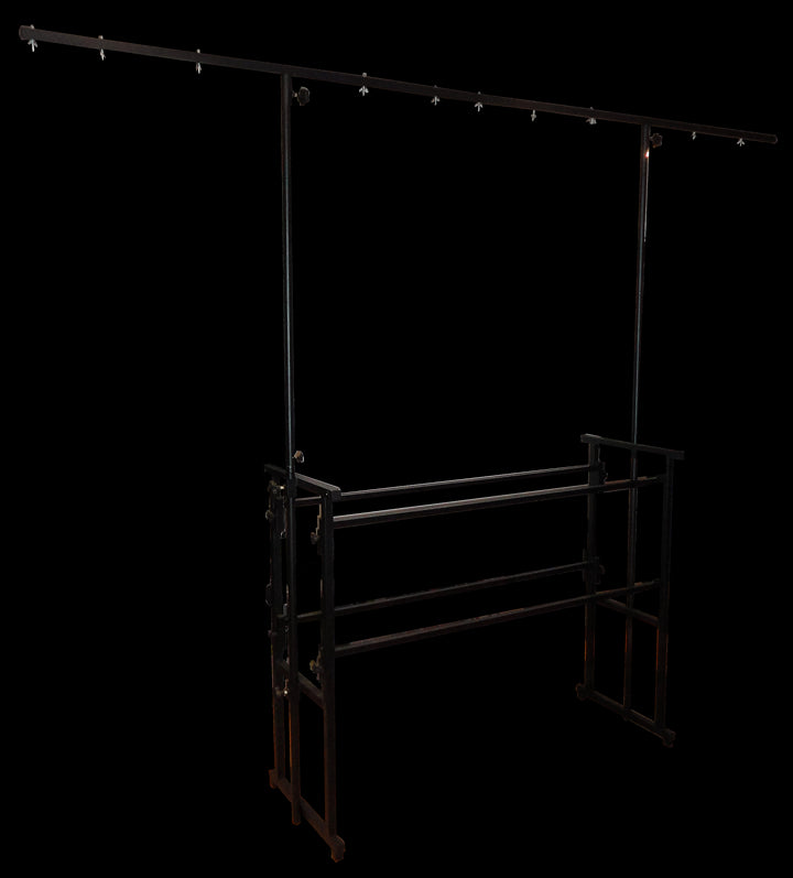 Ibiza professional DJ Stand w. Lightbar