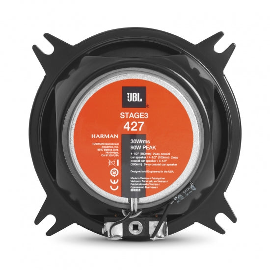 JBL Stage3 427 Car Speaker Set (10cm, 4")