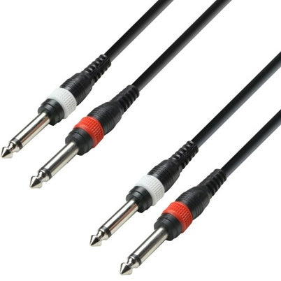3 Star 6.3mm Stereo Jack Cable (3m)